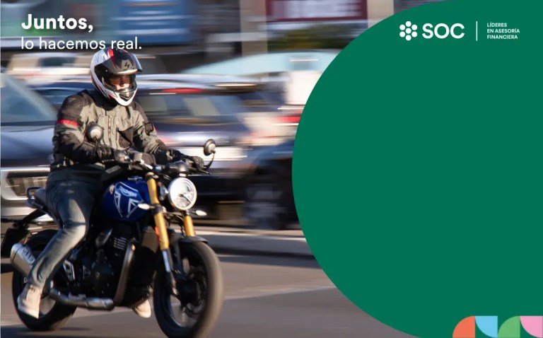 En SOC te ayudamos a conseguir el mejor crédito para motocicleta.