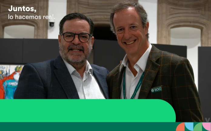 Gonzalo Palafox de Banamex y Fernando de Abiega de SOC.